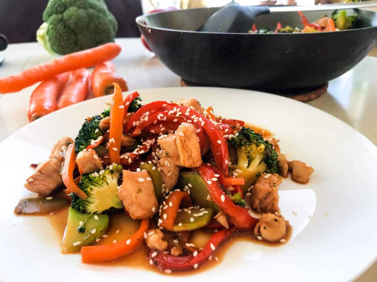 15-minute Chicken Teriyaki Stir-fry - always use butter