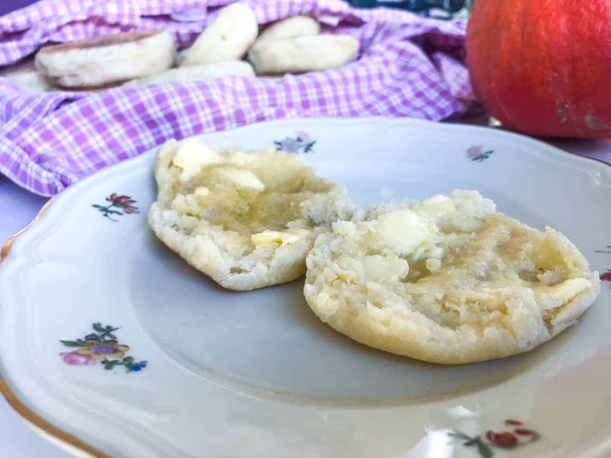 Easy English Muffin Recipe without a Bead Maker - Ever After in the Woods