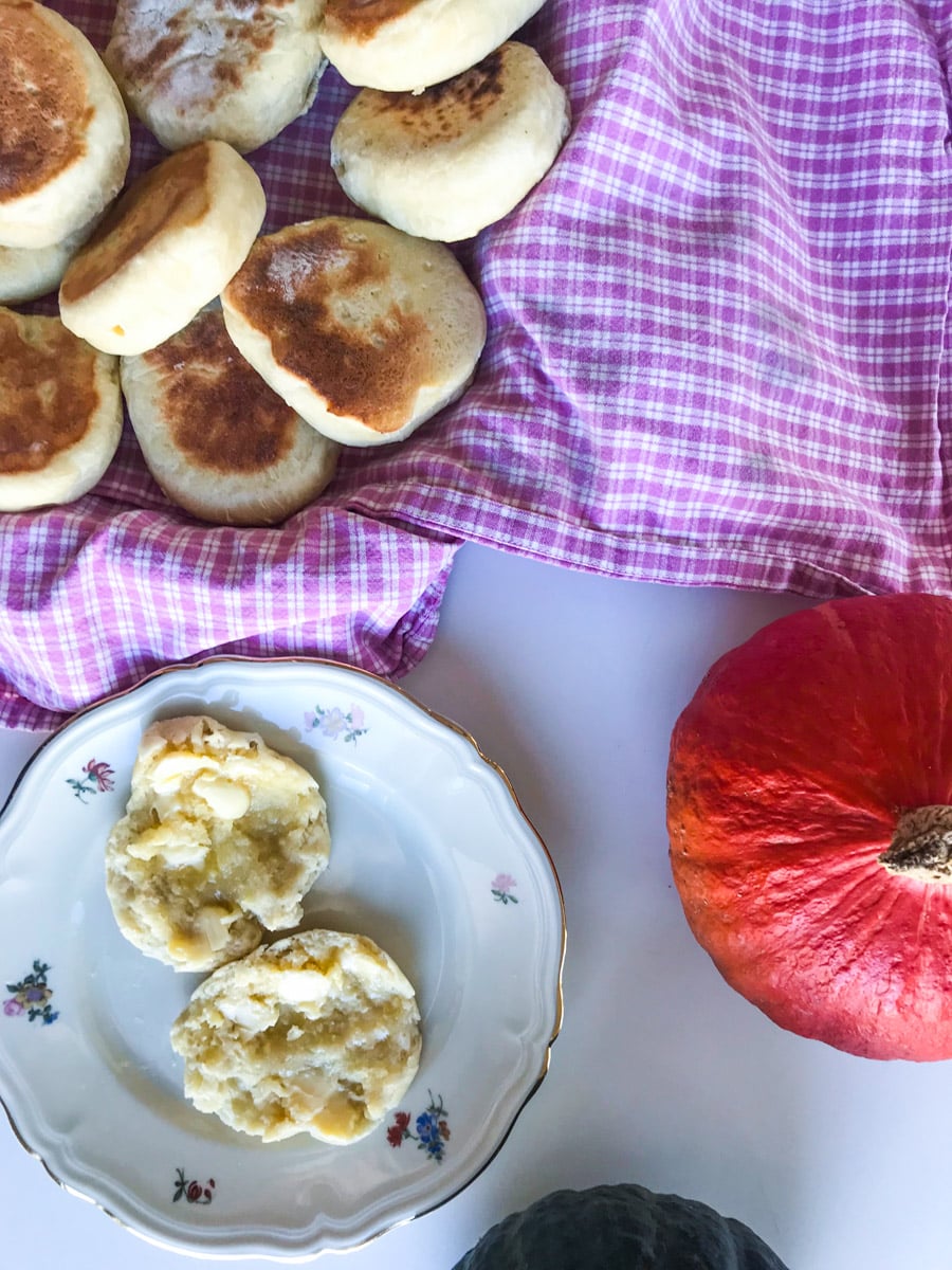 Easy English Muffin Recipe without a Bead Maker - Ever After in the Woods