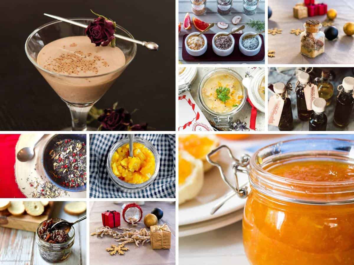 10 homemade food gifts collage