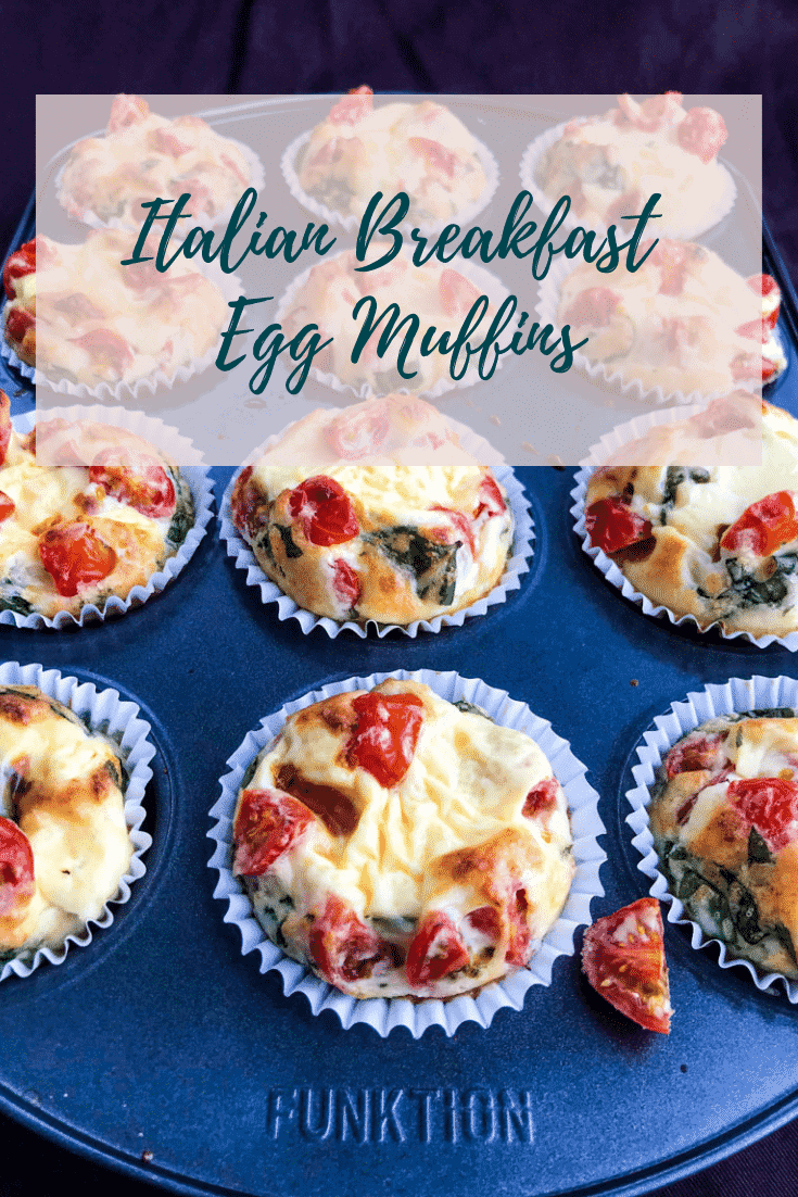 Healthy Vegetarian Italian Breakfast Egg Muffins are a delicious, quick and easy breakfast filled with your favorite Italian flavors such as melting parmesan cheese, ripe cherry tomatoes and fragrant basil. All while being healthy, vegetarian, keto and gluten-free. #alwaysusebutter #breakfastmuffins #eggmuffins #breakfasteggmuffins #quickbreakfast #breakfastideas #ketobreakfastideas #ketoideas #glutenfree #vegetarian