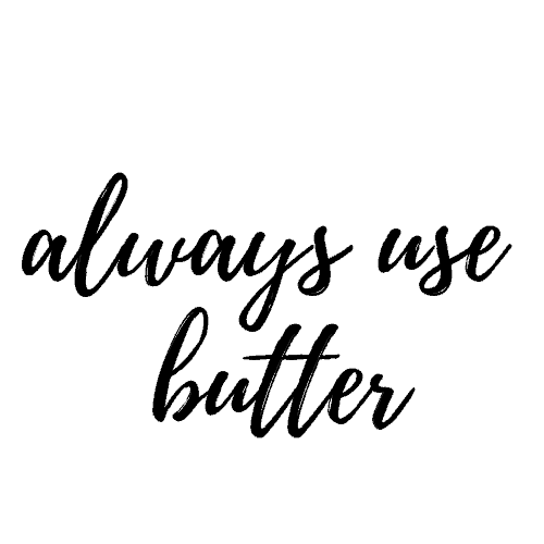 always use butter logo