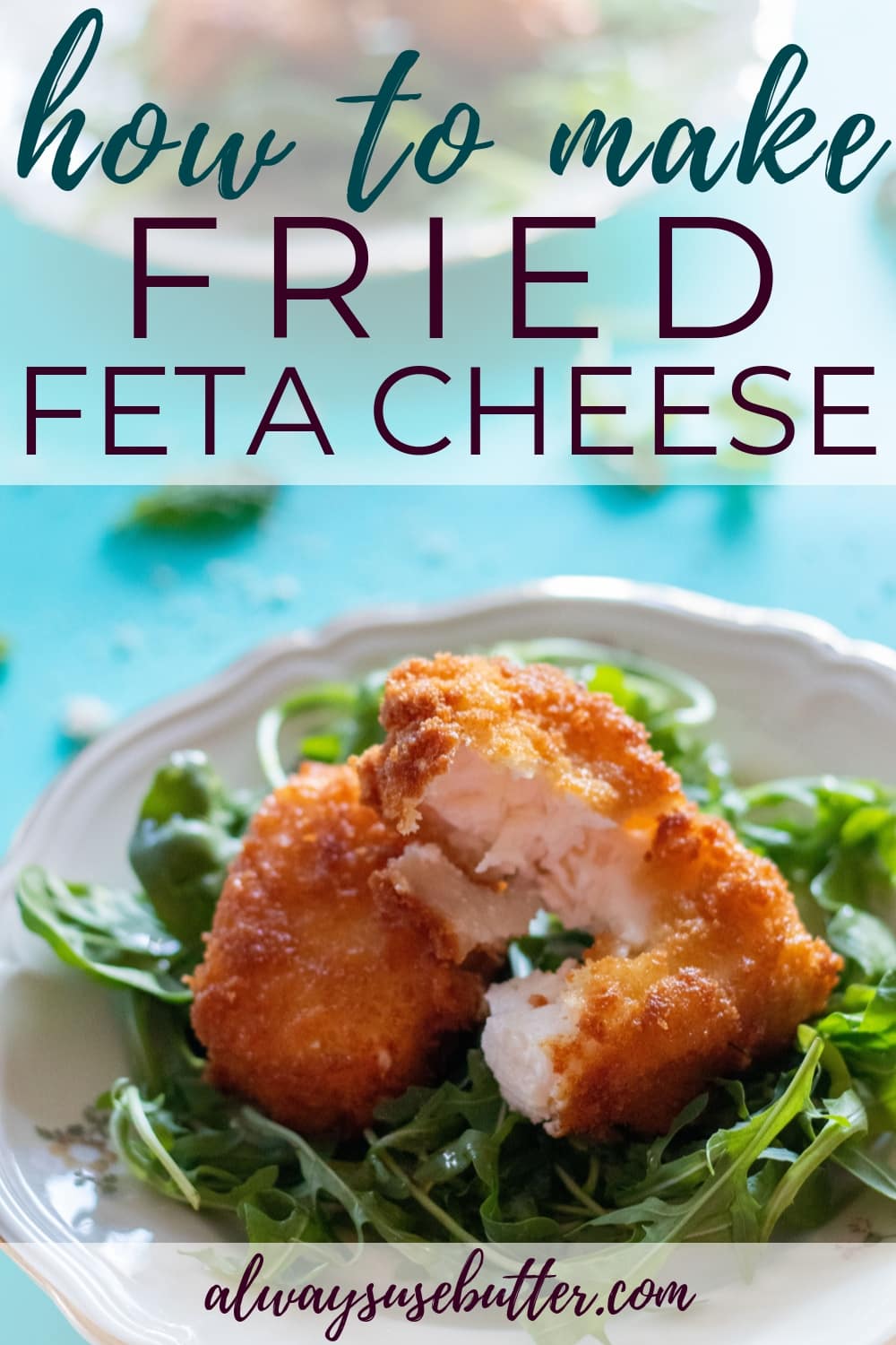 Panko Breaded Feta Cheese with Truffled Honey Vinaigrette