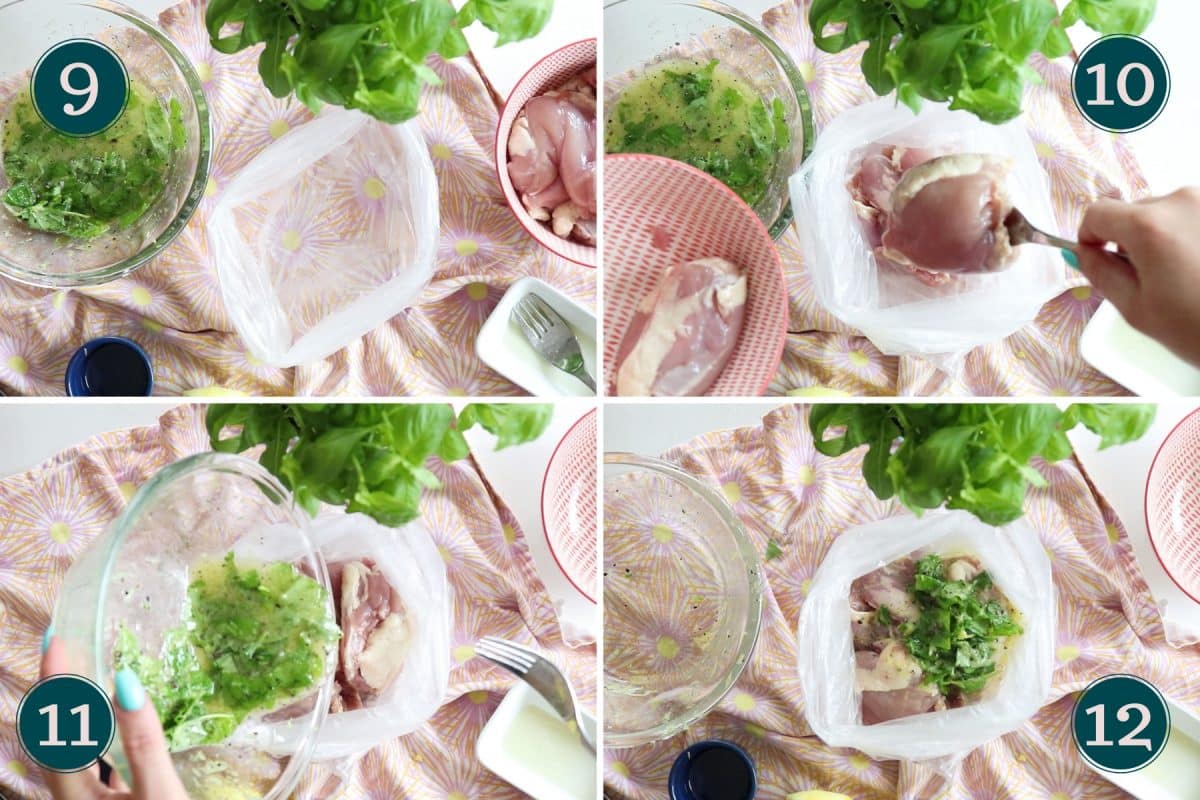 Easy Chicken Marinade with Lemon & Basil [Low carb, Gluten free]