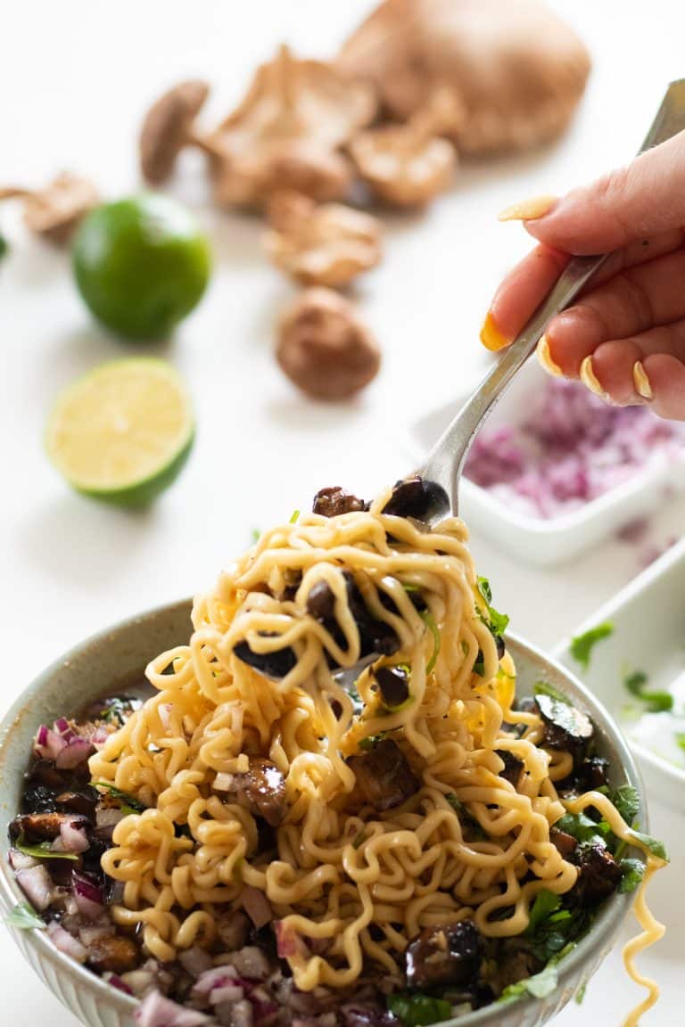 Miso Mushroom Ramen Noodles with Shiitake & Portobello always use butter