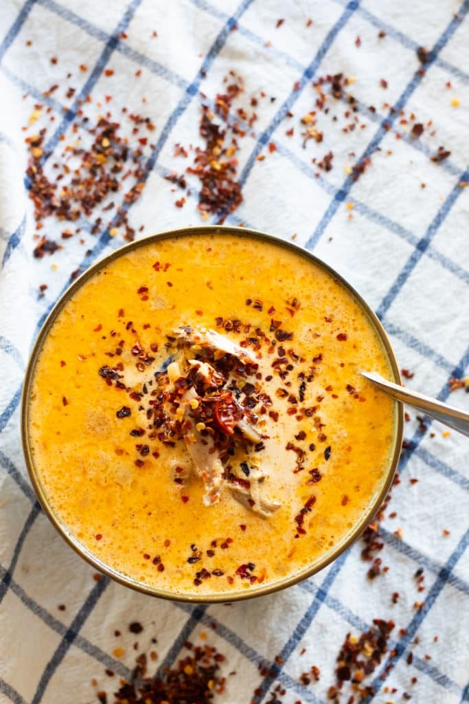 easy homemade chicken soup with whole chicken [keto, gluten free]