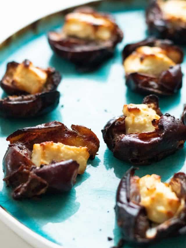 Stuffed Dates with Feta Cheese - Easy Holiday Appetizer! - always use ...