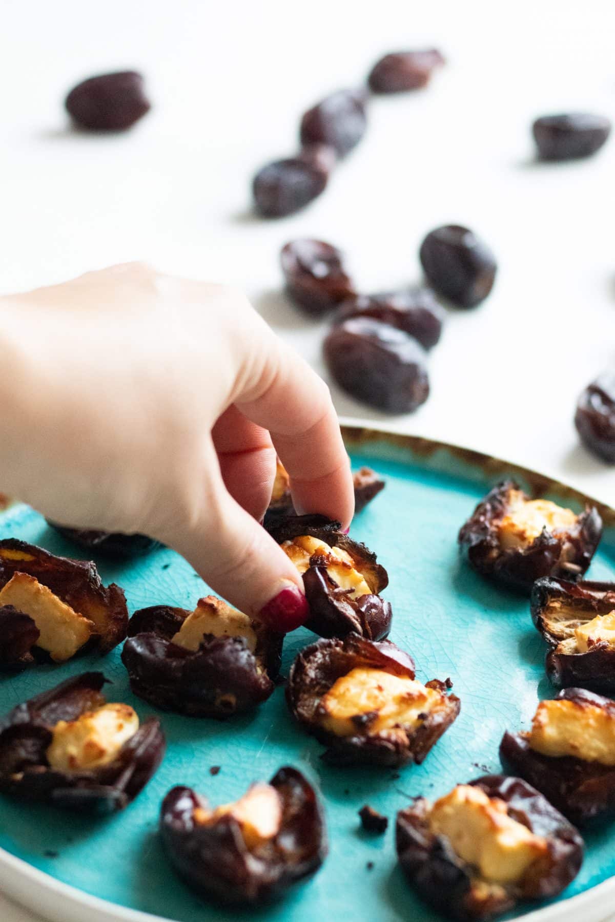 Stuffed Dates with Feta Cheese always use butter Appetizers