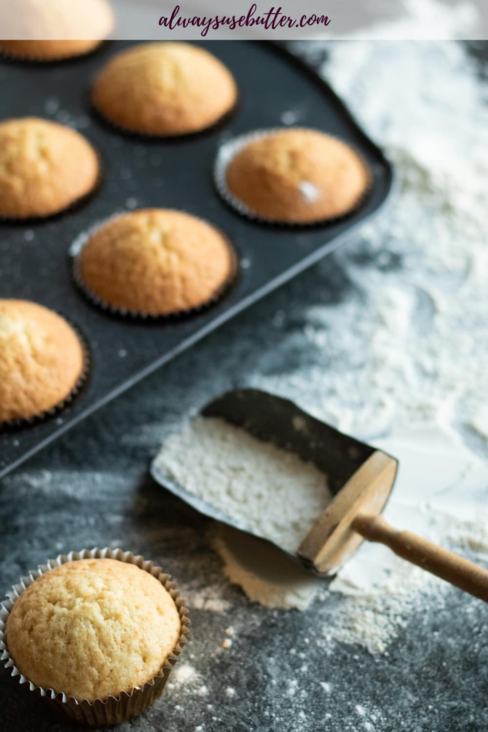Easy Vanilla Muffins Perfect For Cupcakes! always use butter