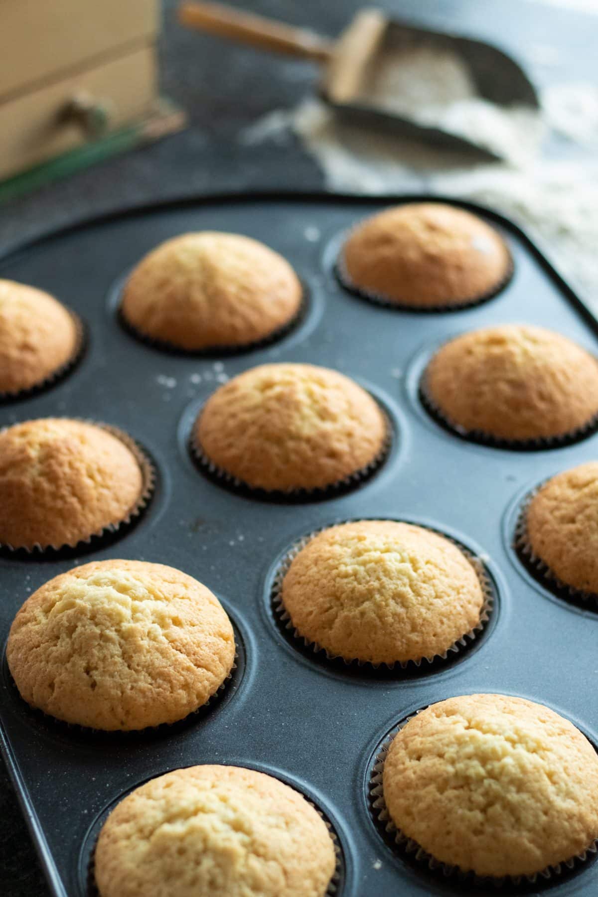 Easy Vanilla Muffins - Perfect For Cupcakes! - always use butter