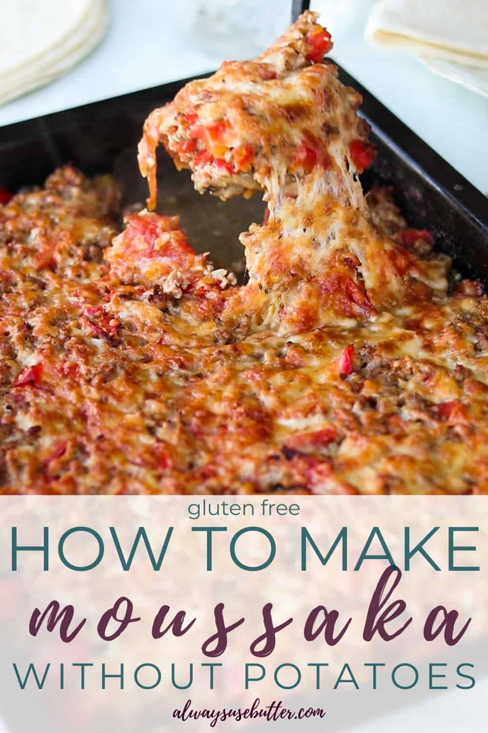 Eggplant Moussaka with Lamb - Quick & easy dinners - always use butter