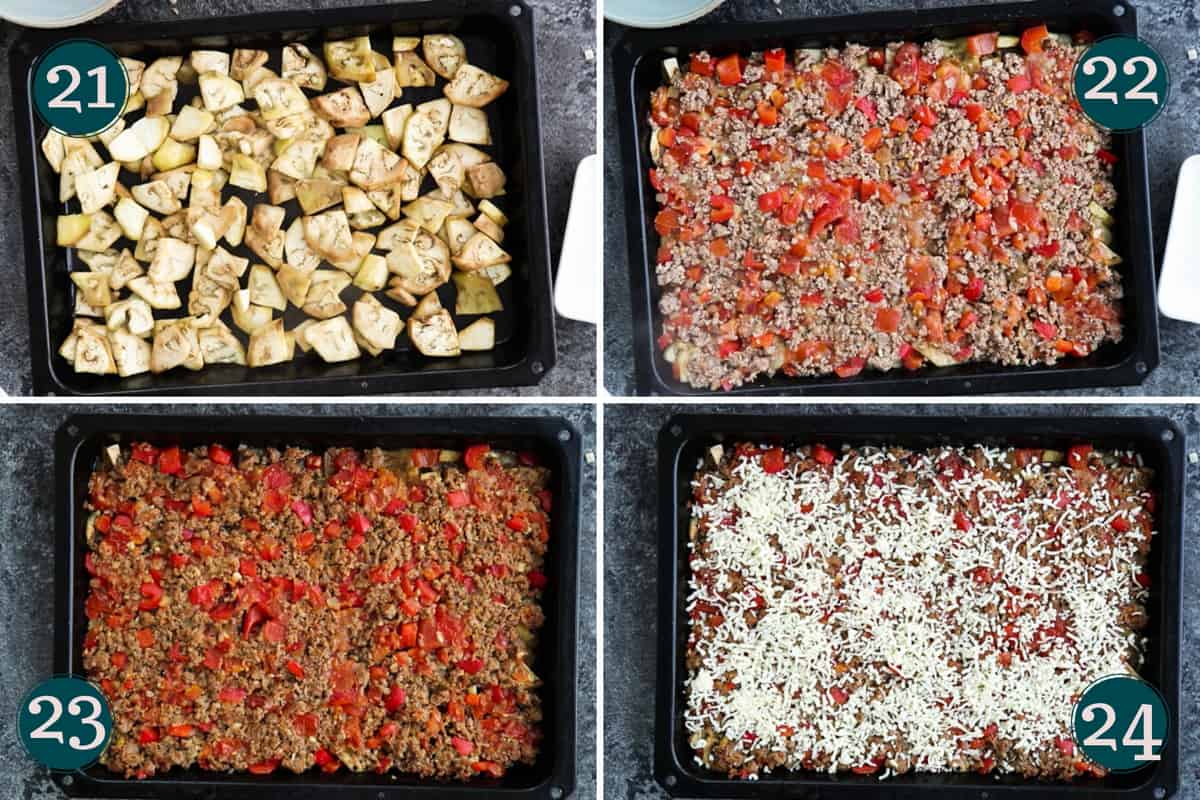 Eggplant Moussaka with Lamb - Quick & Easy Meals - always use butter