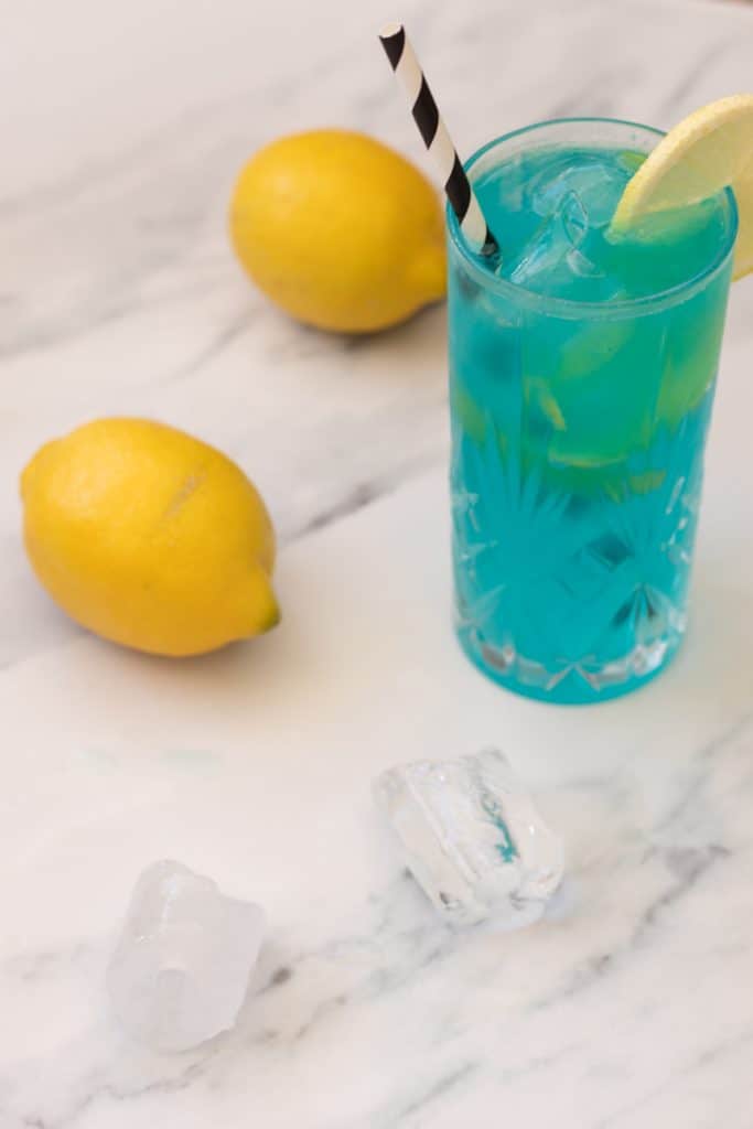 Blue Lagoon Mocktail - always use butter