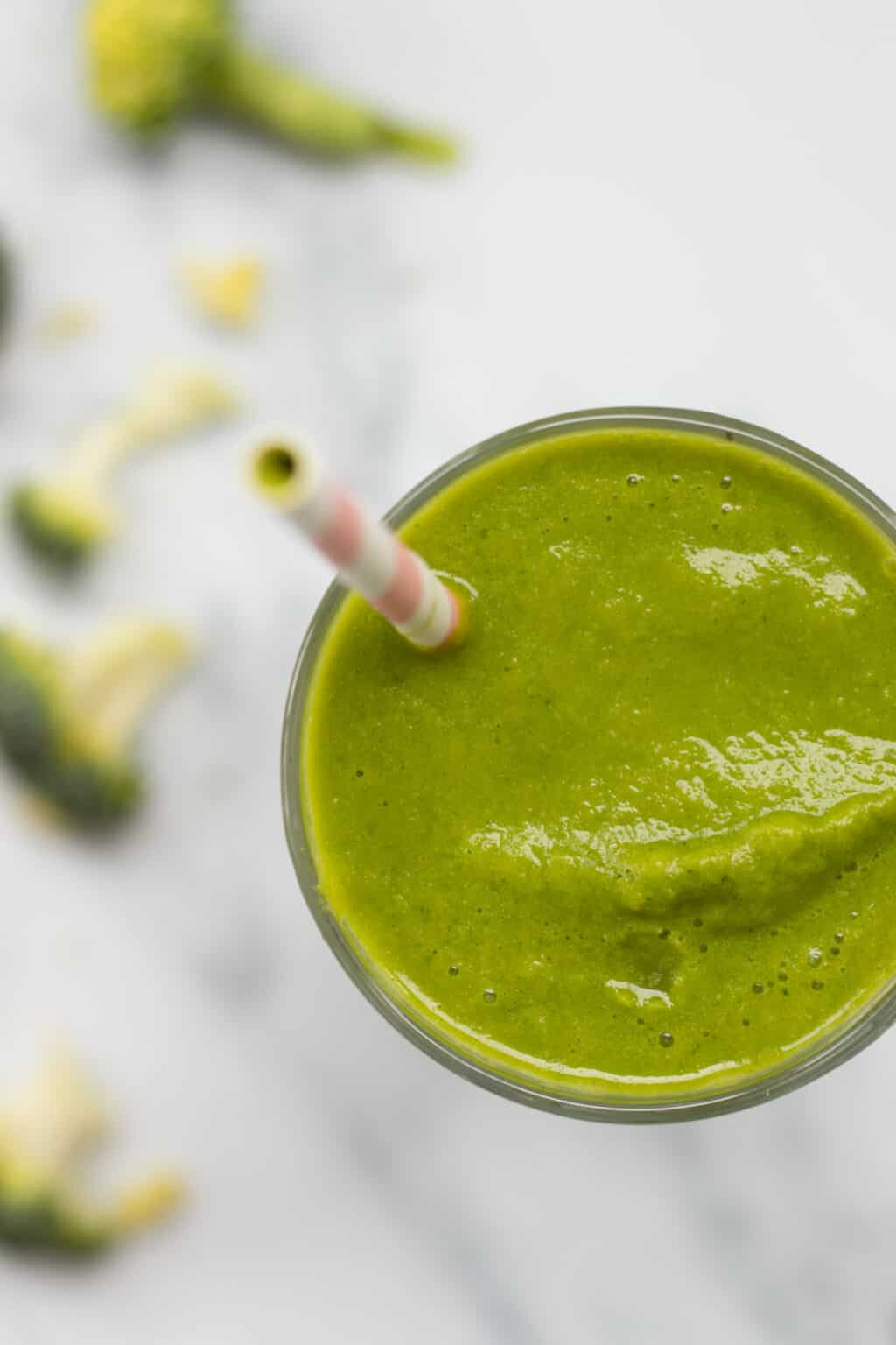 Broccoli Smoothie with Carrot & Pineapple always use butter