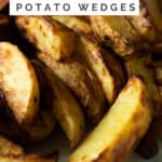 air fryer potato wedges pin
