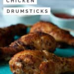 air fryer chicken drumsticks pin
