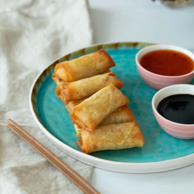 How to cook Frozen Spring Rolls in Air Fryer - always use butter