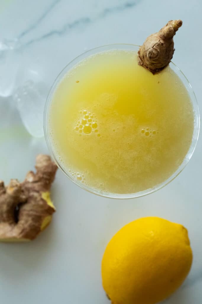 Ginger Lemon Mocktail - always use butter - Mocktails