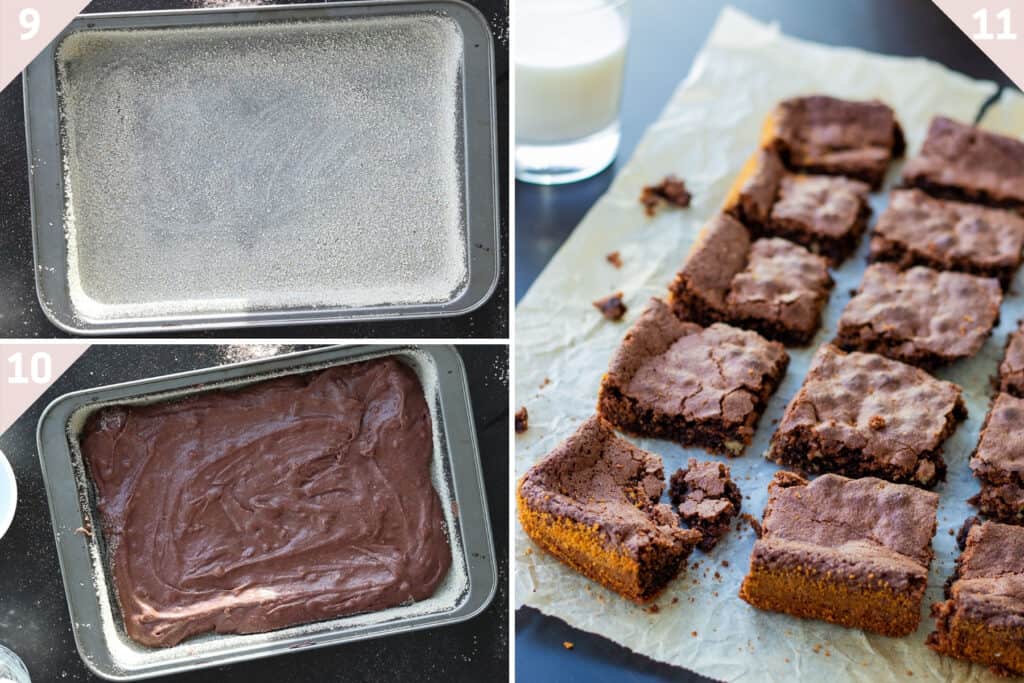 Easy Chocolate Walnut Brownies with Cocoa Powder always use butter