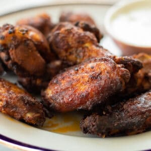 close up of chicken wings.
