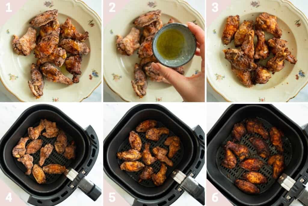 How to Cook Frozen Chicken Wings in Air Fryer (Raw + Precooked