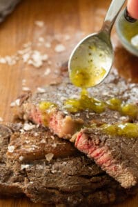 Air Fryer Ribeye Steak (With Cook Times + Temperatures) - always use butter