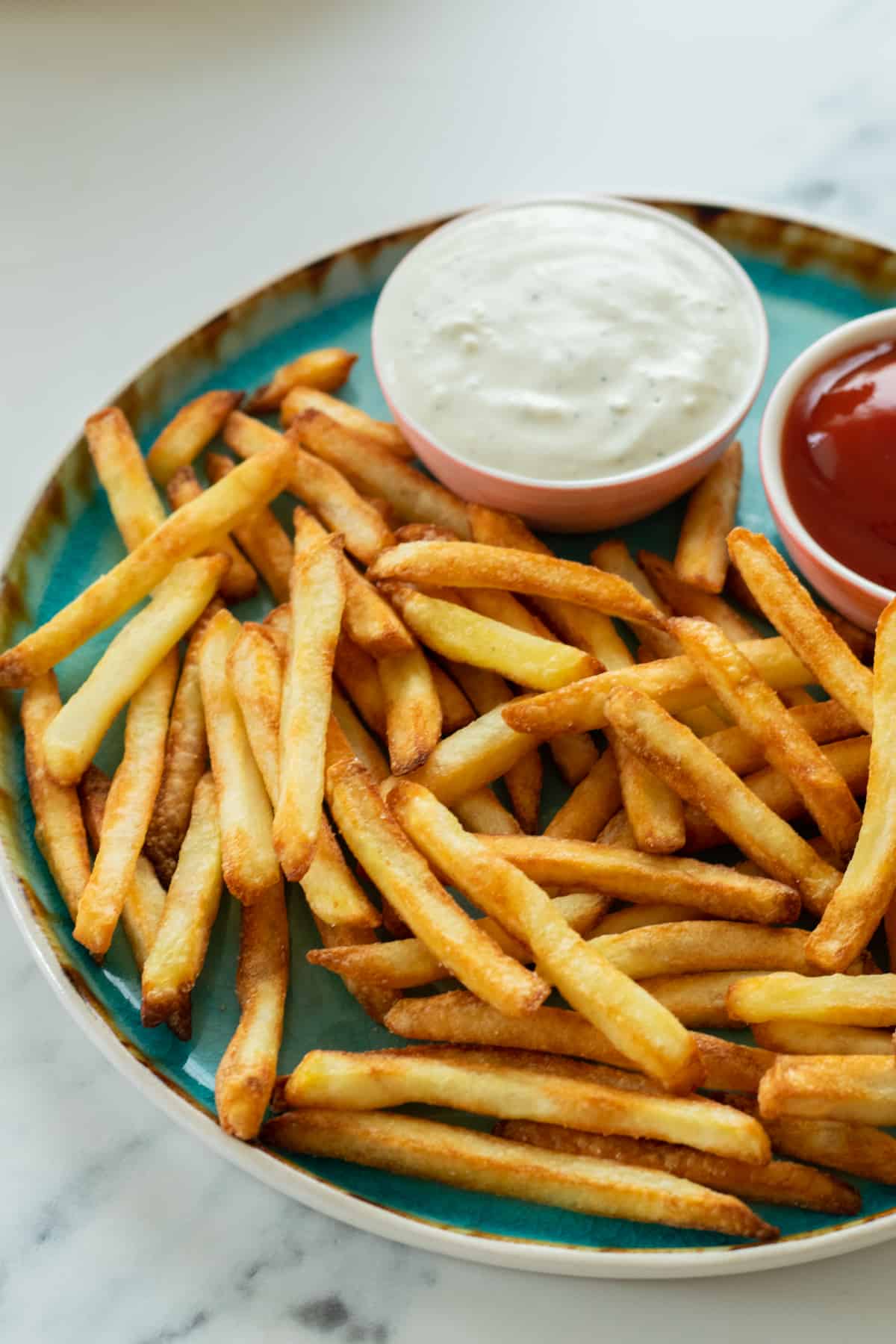 Air Fryer Frozen French Fries {Timings for all types!} - Plated Cravings