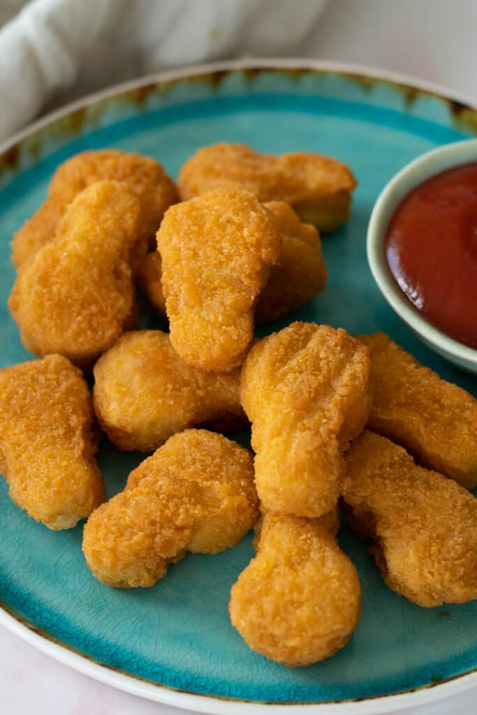 Air Fryer Frozen Chicken Nuggets always use butter
