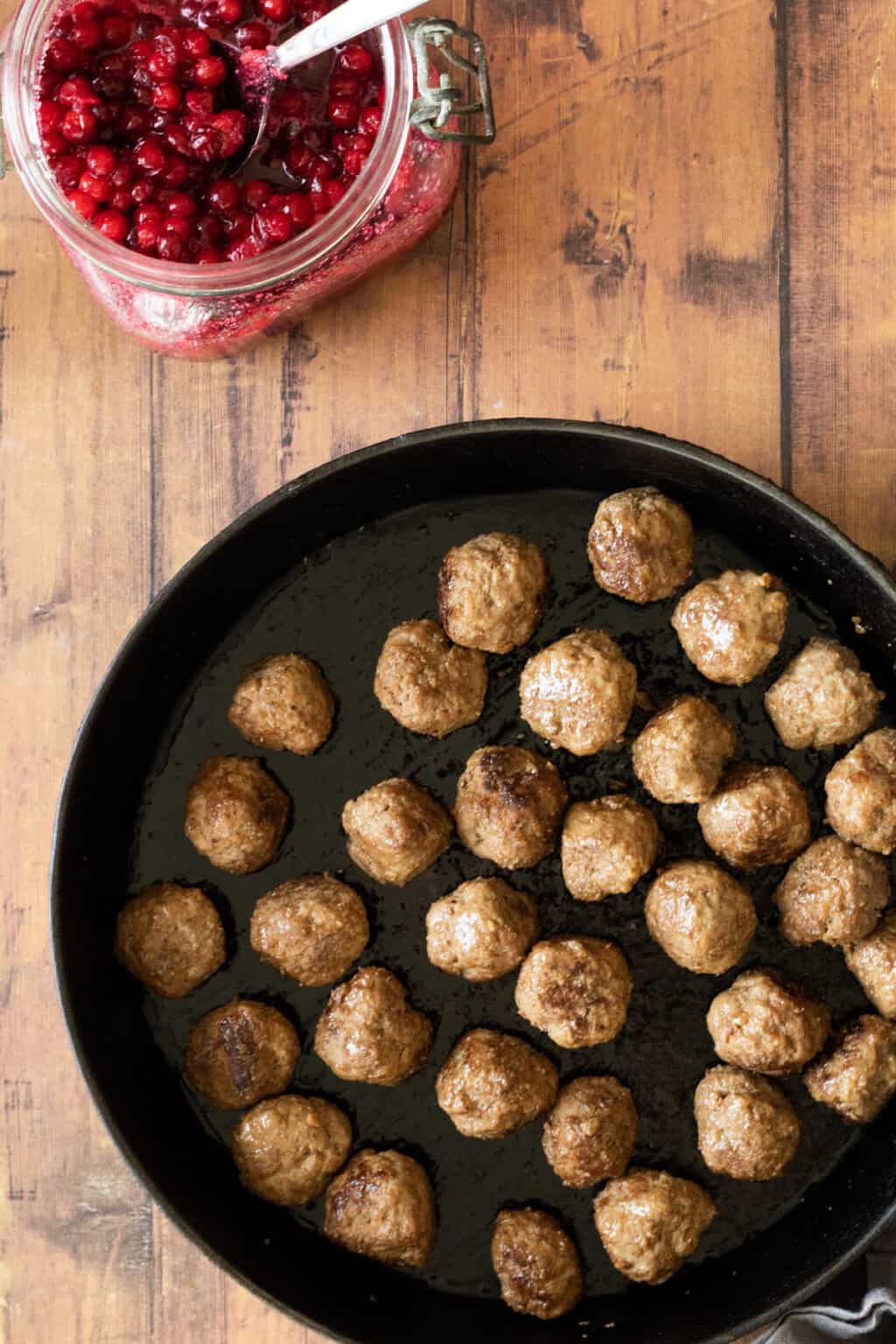 Meatballs without Breadcrumbs & Eggs always use butter