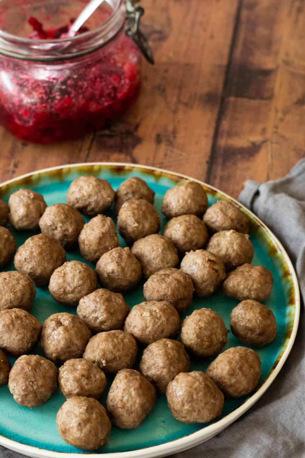 Easy Juicy Air Fryer Meatballs always use butter