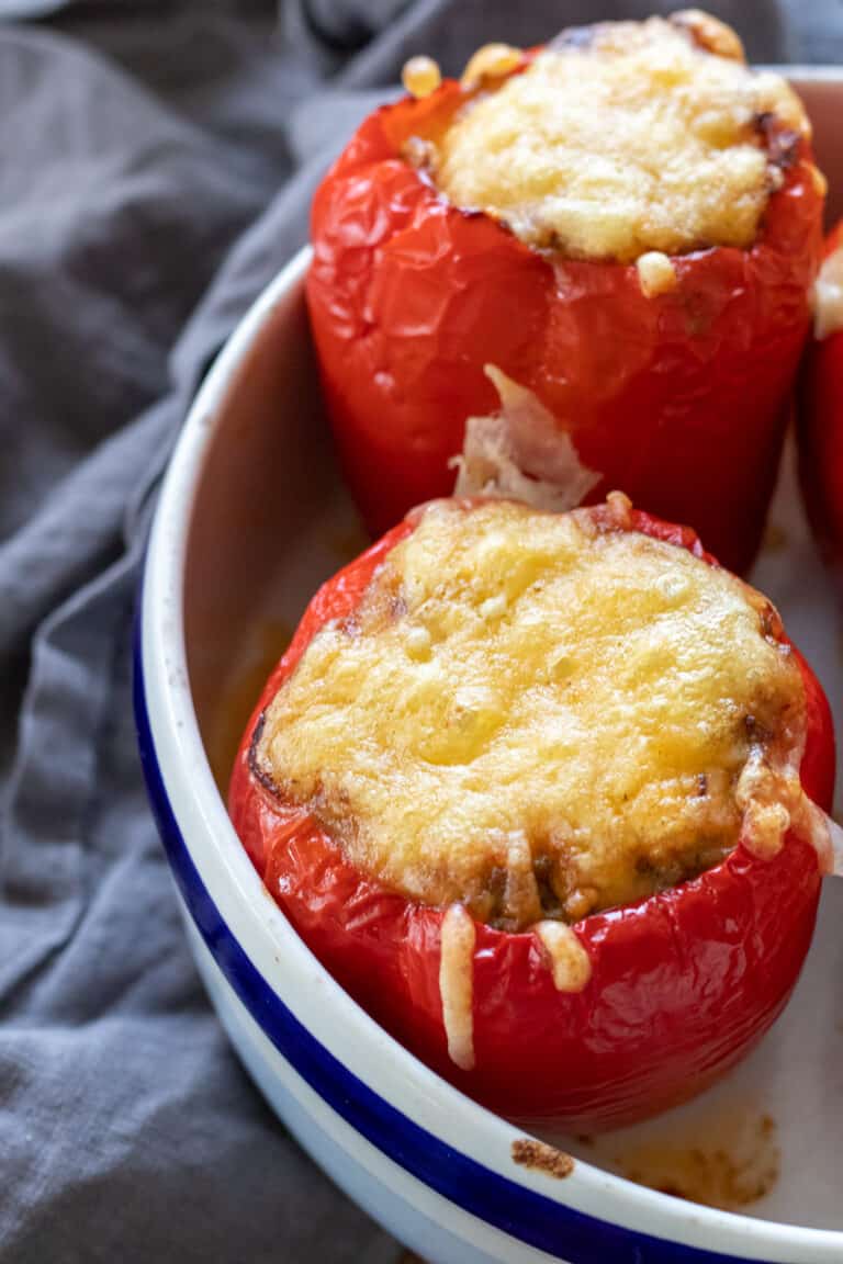 Stuffed Bell Peppers without Rice with Mexican flavors! always use