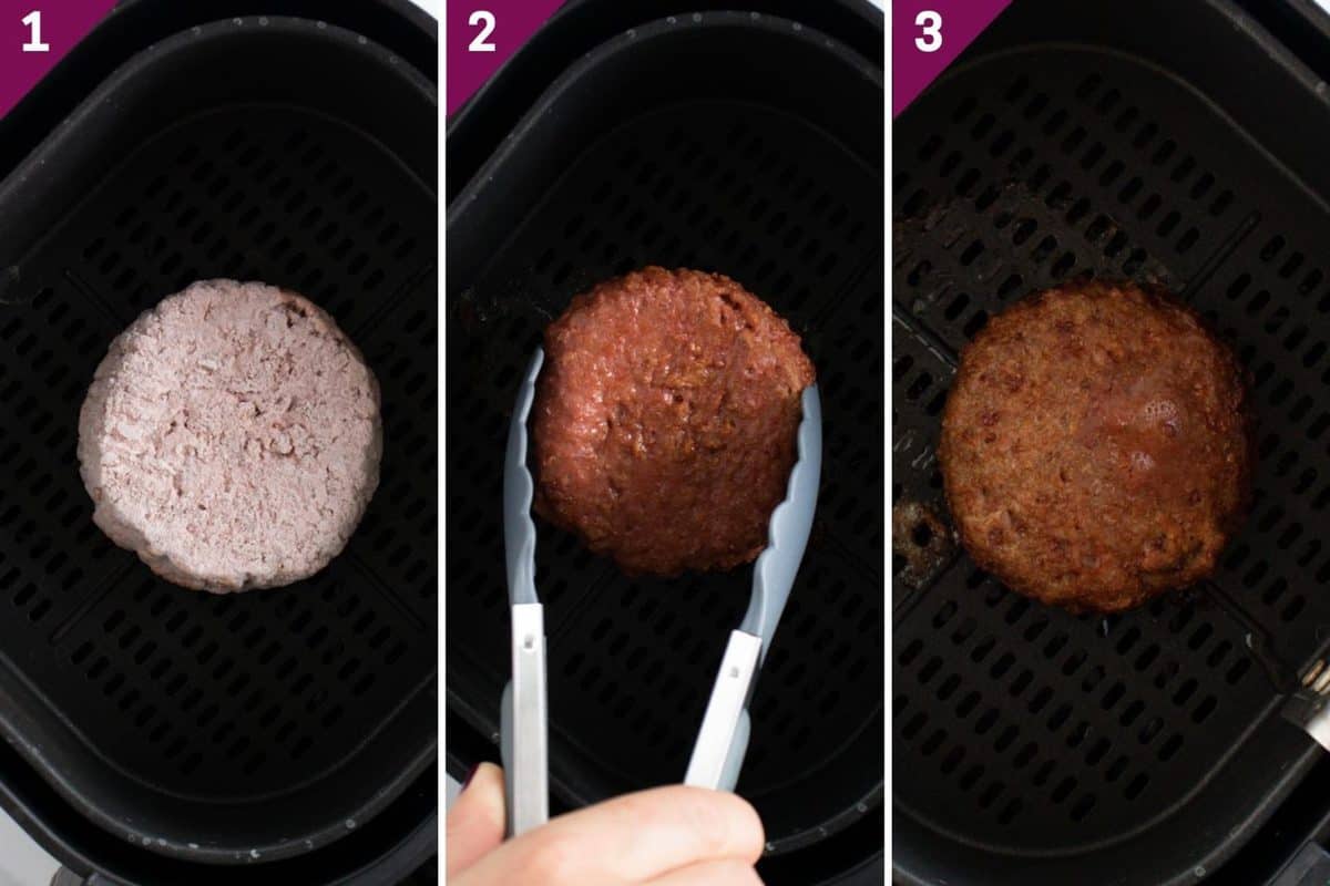 Air Fryer Frozen Veggie Burgers always use butter