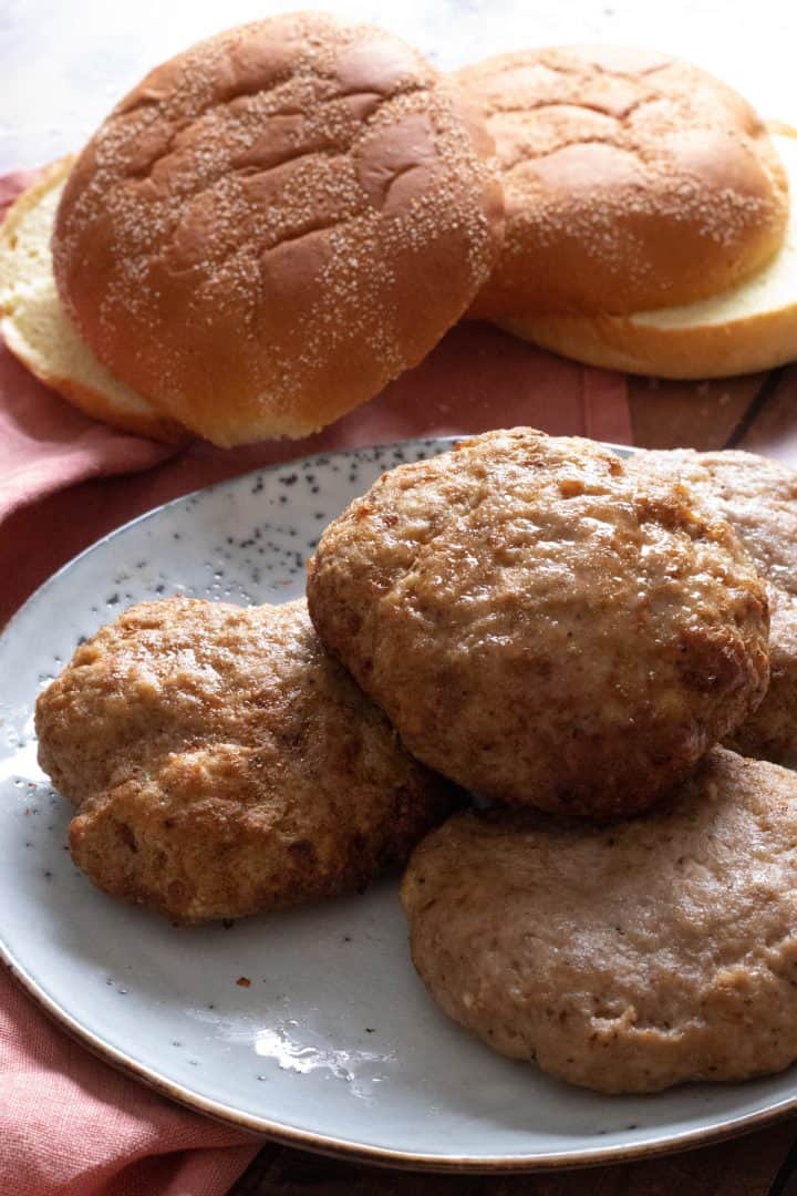 Frozen Turkey Burgers in Air Fryer always use butter