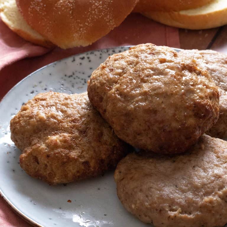 Juicy Air Fryer Turkey Burgers always use butter