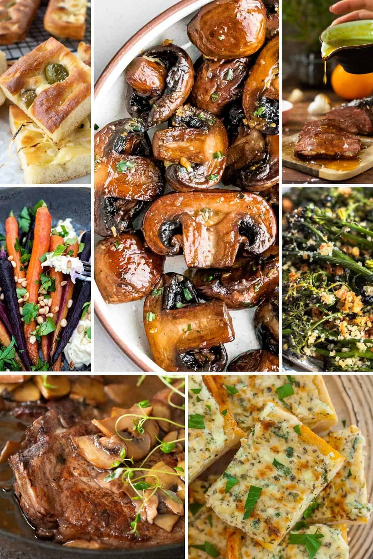 Collage showing different recipes to serve with gnocchi.