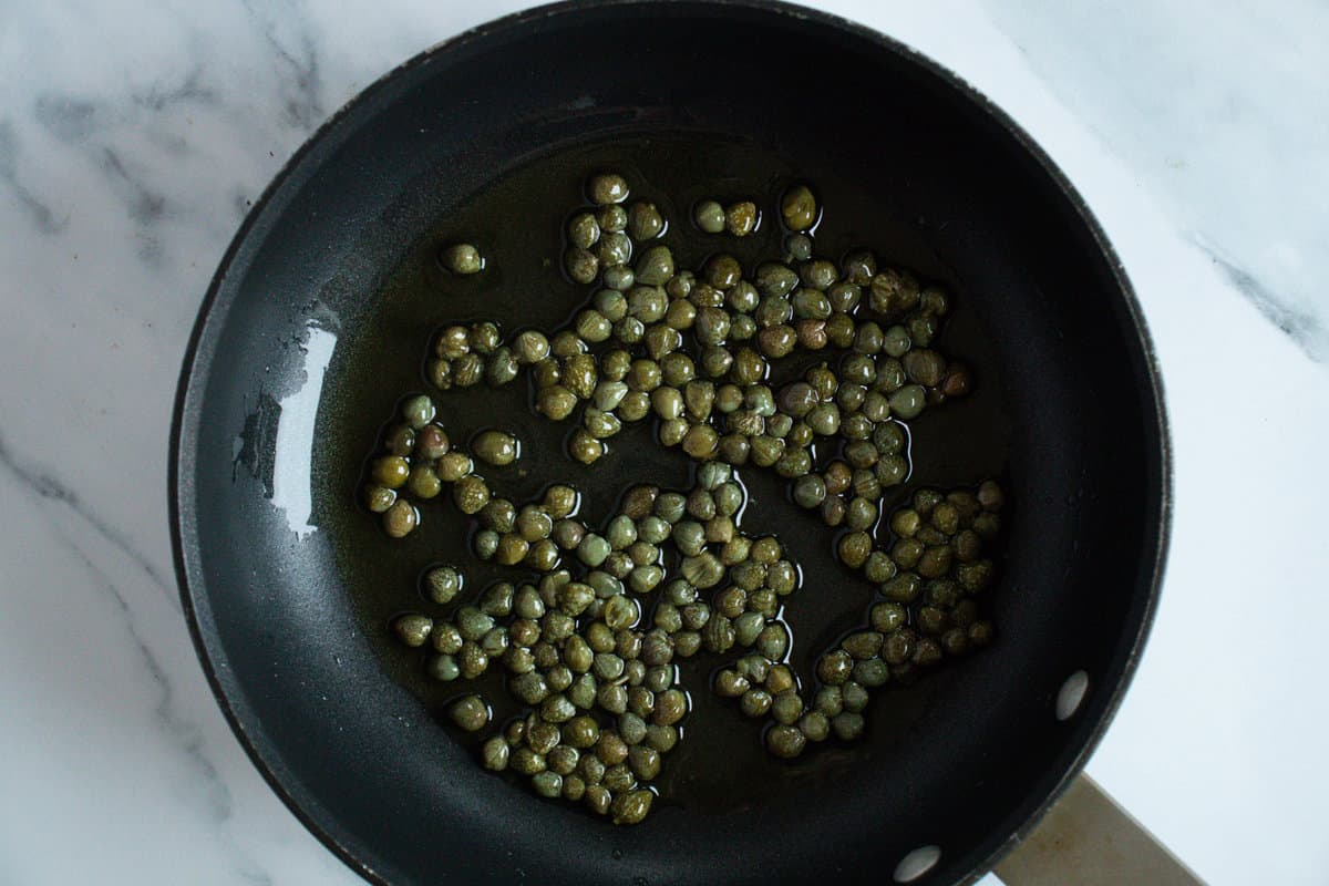 frying capers.