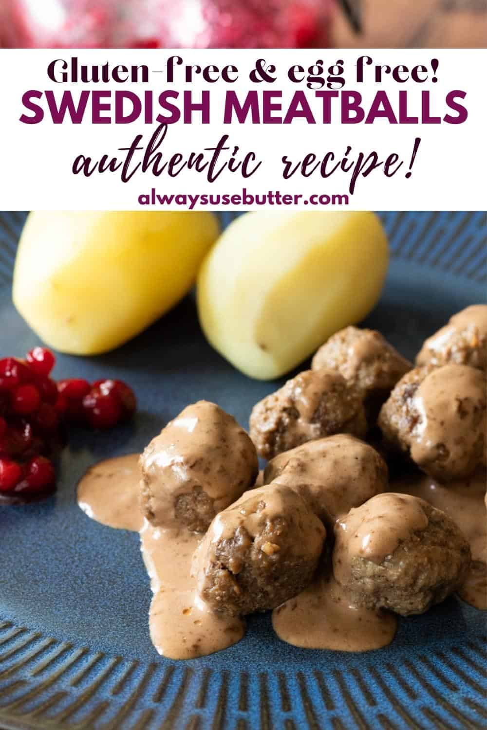 Meatballs without Breadcrumbs & Eggs always use butter