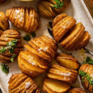 Hasselback potatoes.