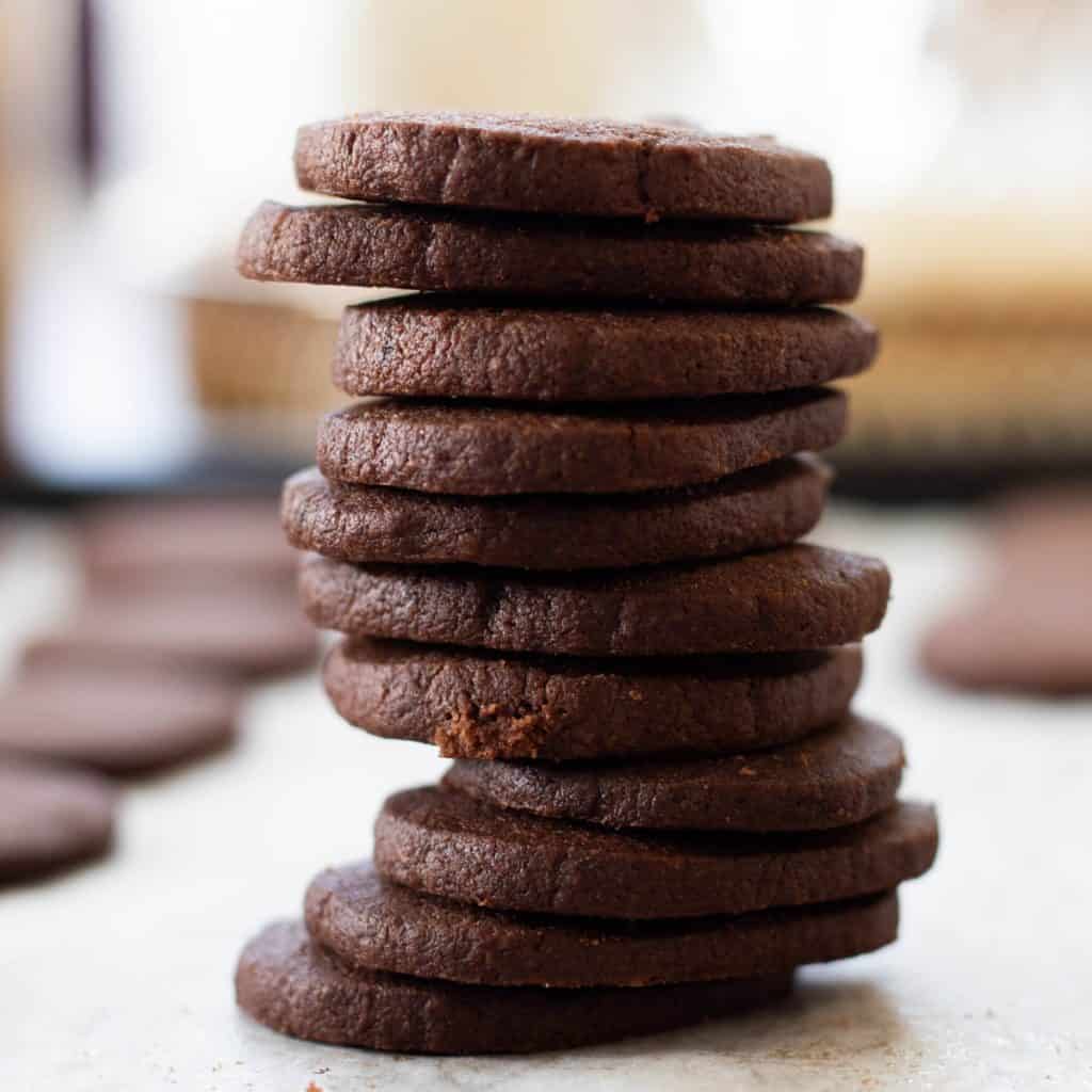 Cocoa Powder Cookies without Baking Powder - always use butter