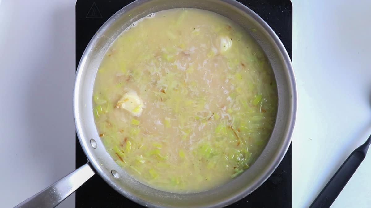 Risotto before cooking.