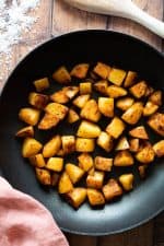 Crispy Country Potatoes - always use butter