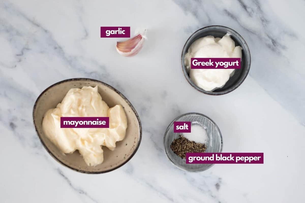 Garlic Dipping Sauce With Yogurt & Mayo always use butter