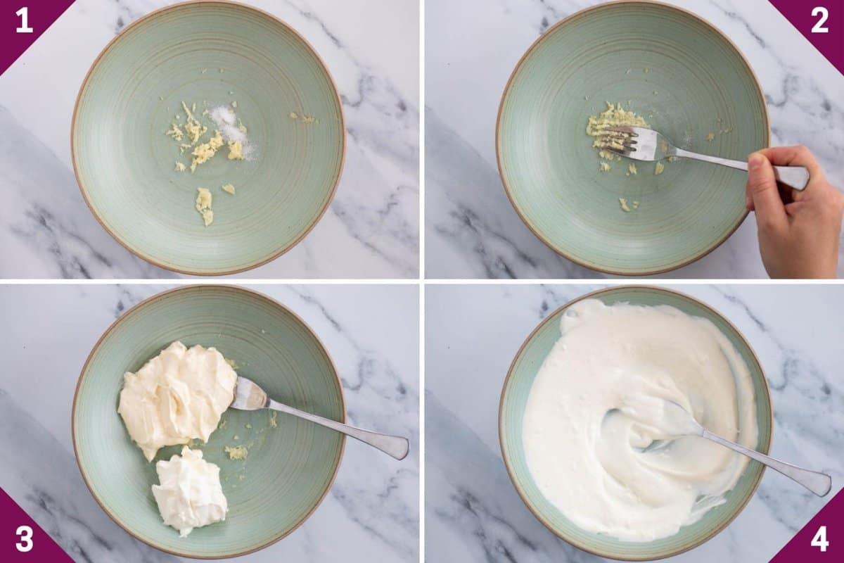 Garlic Dipping Sauce With Yogurt & Mayo always use butter