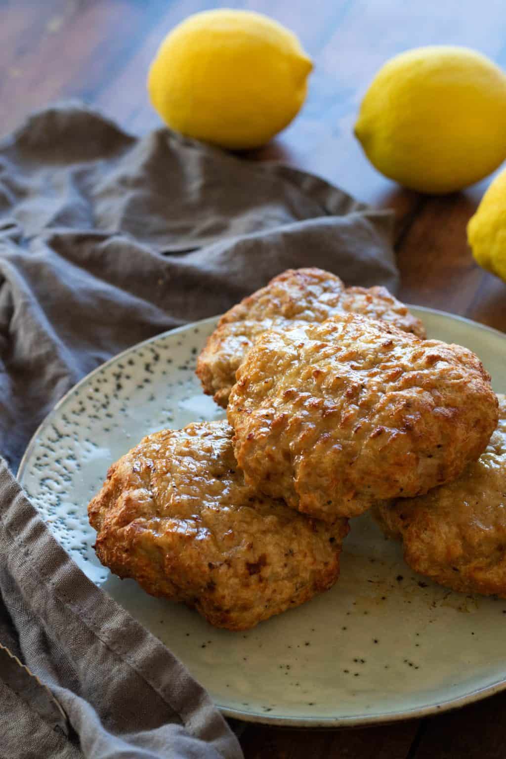 Chicken Patties in Air Fryer - always use butter