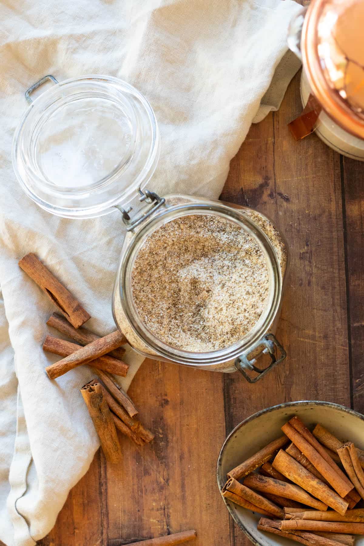 Chai Mix in a jar.