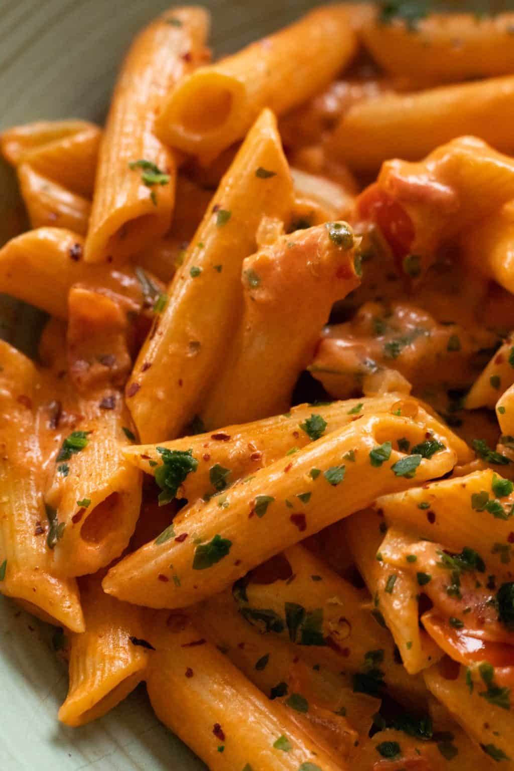 Spicy Vodka Pasta With or Without Vodka always use butter