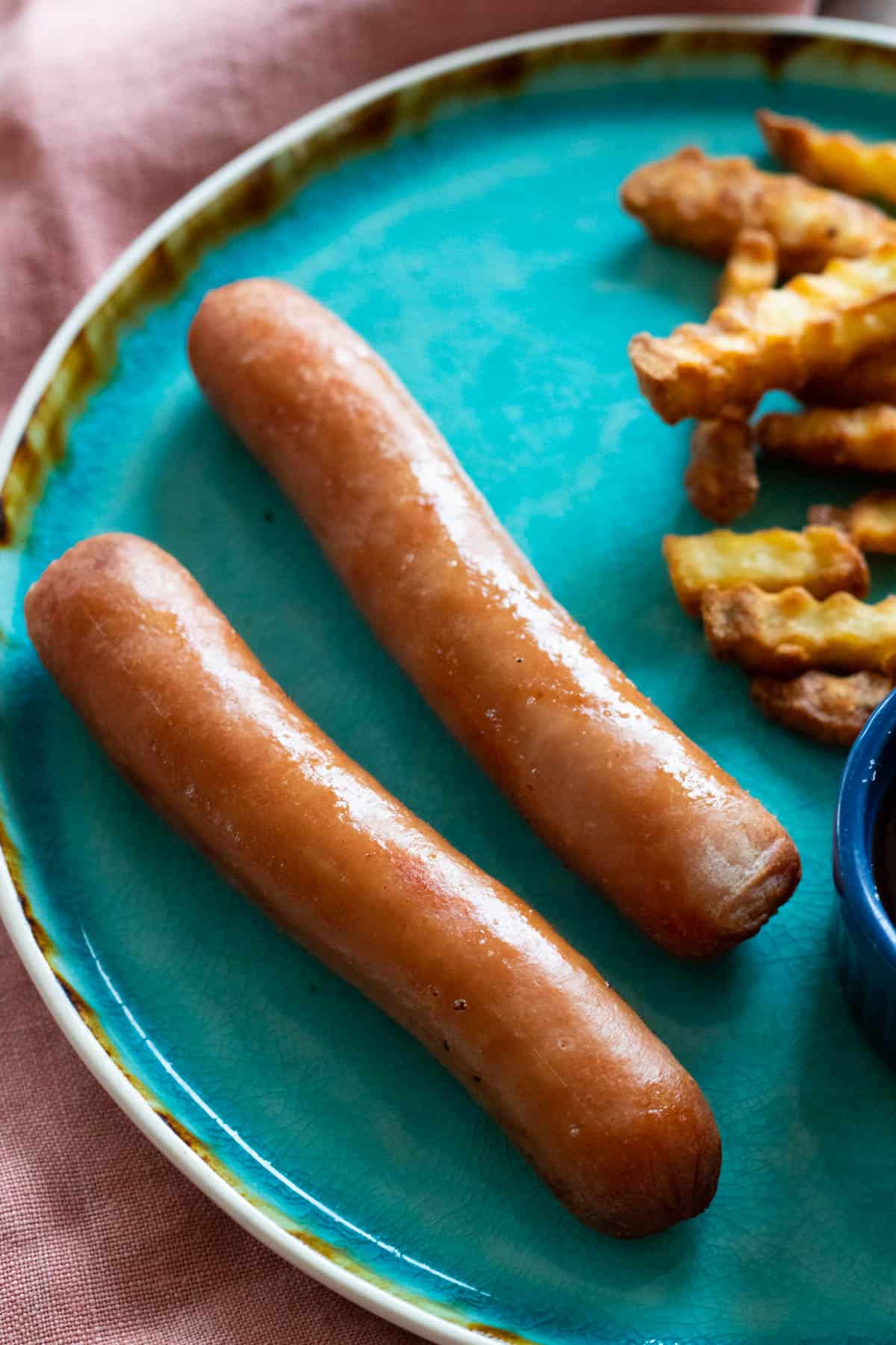 Frozen hot dog in air clearance fryer