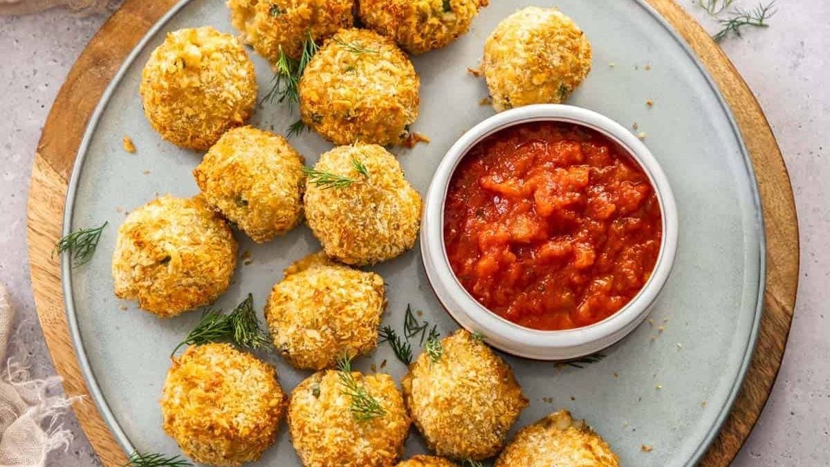 Air fryer arancini.