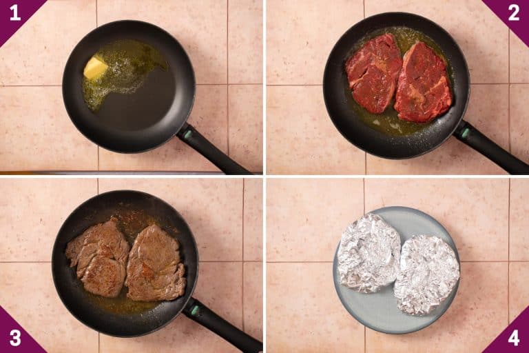 How to Cook a Rib Eye Steak Without a Cast Iron Skillet always use butter