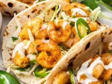 Shrimp tacos.